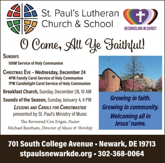 St. Paul's Lutheran Chruch & School