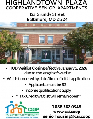 Highlandtown Plaza Co-Op Apartments - CSI