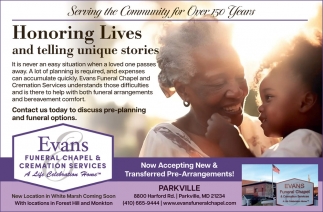 Evans Funeral Chapel & Cremation Services