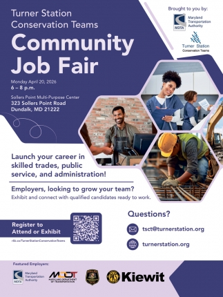 Turner Station Conservation Teams Community Job Fair (April 20, 2026)