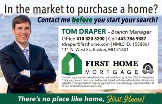 Tom Draper - First Home Mortgage