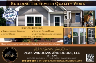 Peak Windows and Doors, LLC