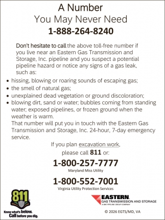 Eastern Gas Transmission and Storage