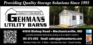 Gehman's Utility Barns