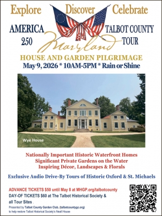 America 250 Talbot County Tour (May 9, 2026)
