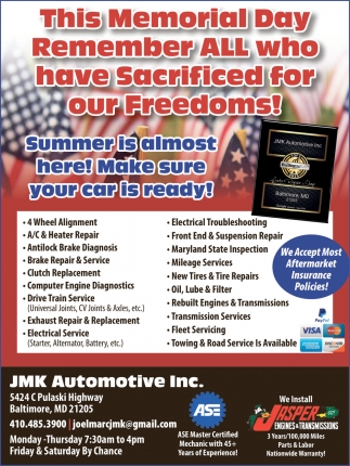 JMK Automotive Inc