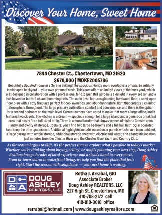 Retha J. Arrabal, GRI - Dough Ashley Realtors, LLC