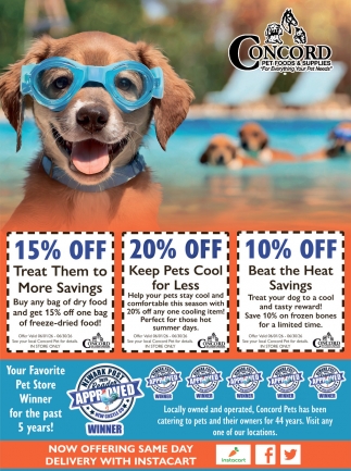 Concord Pet Foods & Supplies