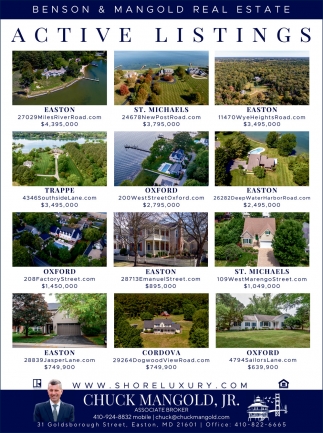Benson & Mangold Real Estate - Chuck Mangold, Jr