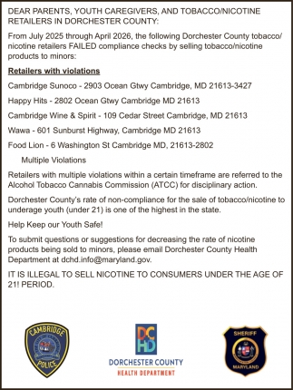 Dorchester County Health Department