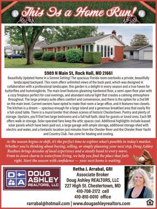 Retha J. Arrabal, GRI - Dough Ashley Realtors, LLC