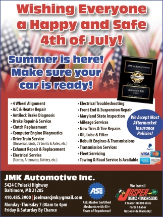 JMK Automotive Inc