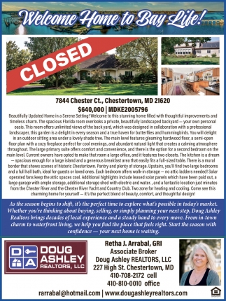 Retha J. Arrabal, GRI - Dough Ashley Realtors, LLC