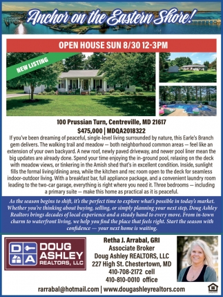 Retha J. Arrabal, GRI - Dough Ashley Realtors, LLC
