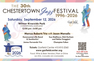 30th Chestertown Jazz Festival - September 12, 2026