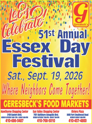 51st Annual Essex Day Festival - September 19, 2026