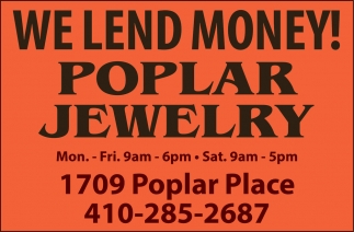 Poplar Jewelry & Loan