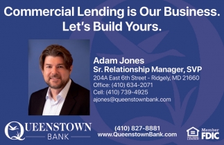 G. Adam Jones II - Queenstown Bank