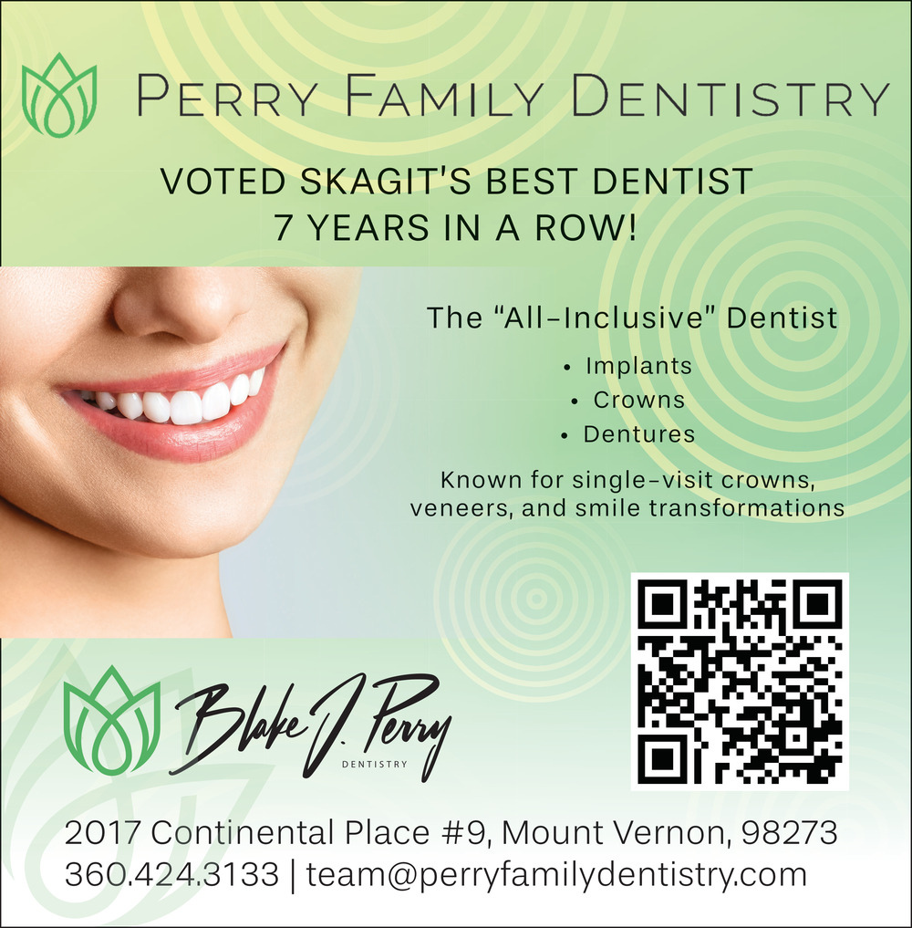 Voted Skagit's Vest Dentists 7 Years in a Row!, Perry Family Dentistry, Mount Vernon, WA