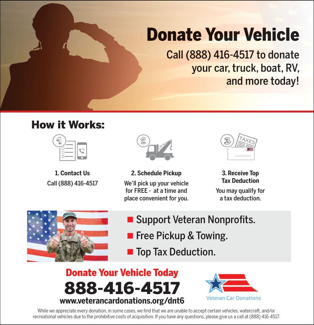 Donate Your Vehicle, Veteran Car Donations