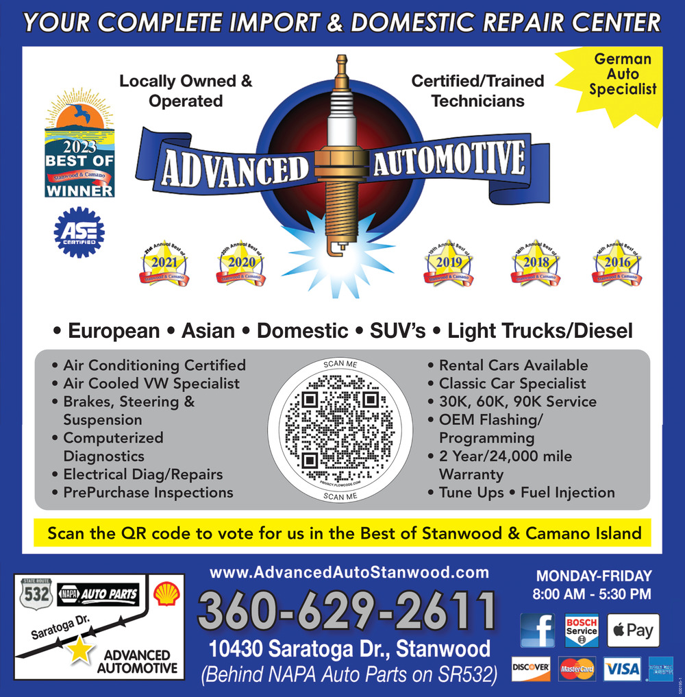 Your Complete Import & Domestic Repair Center, Advanced Automotive, Stanwood, WA