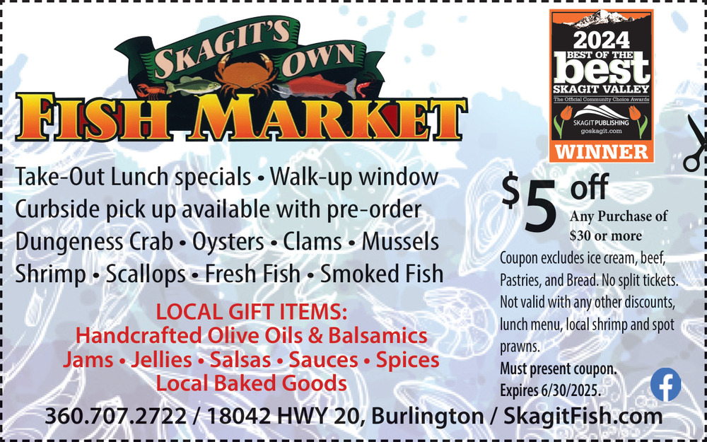 Best of Skagit Nom., Skagits Own Fish Market, Burlington, WA