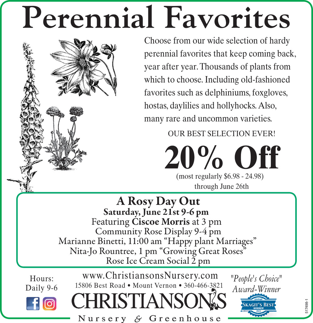 Perennial Favorites, Christianson's Nursery & Greenhouse, Mount Vernon, WA
