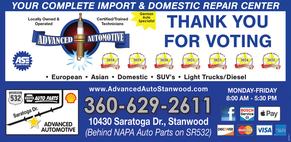 Your Complete Import & Domestic Repair Center, Advanced Automotive, Stanwood, WA