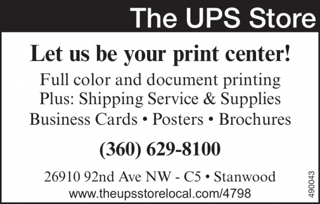 Let Us Be Your Copy Center! , The UPS Store, Stanwood, WA