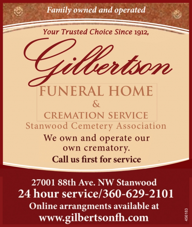 Family Owned and Operated, Gilbertson Funeral Home & Cremation Service