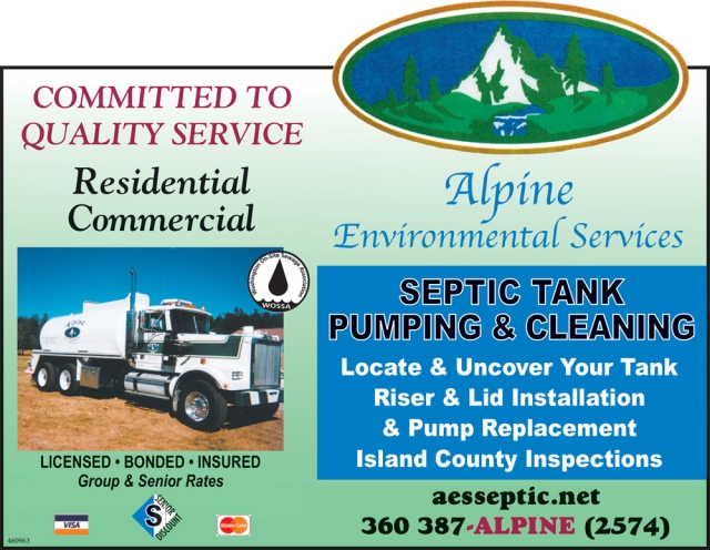 Committed to Quality Service, Alpine Environmental Services