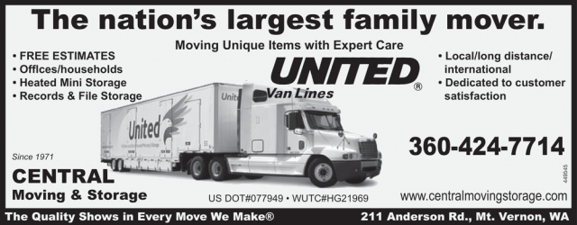 The Nation's Largest Family Mover, Central Moving Storage