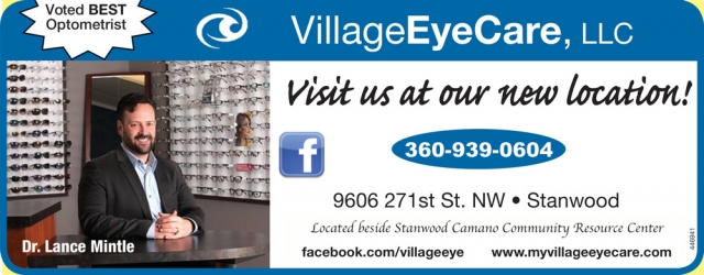 Visit Us At Our New Location, Village Eye Care, LLC