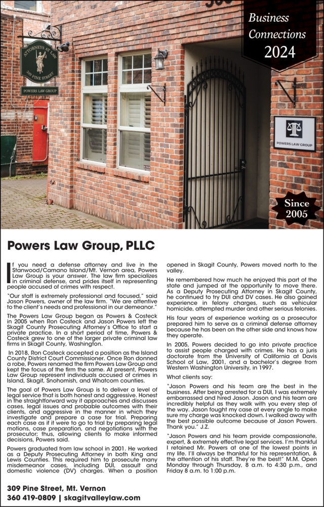 If You Need A Defense Attorney, Powers Law Group PLLC