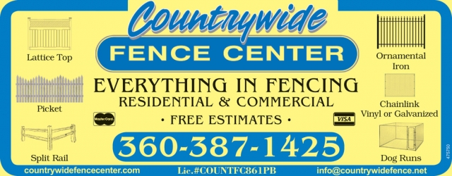 Everything in Fencing, Countrywide Fence Center