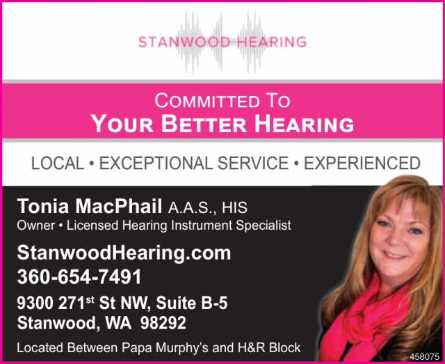 Committed to Your Better Hearing, Stanwood Hearing