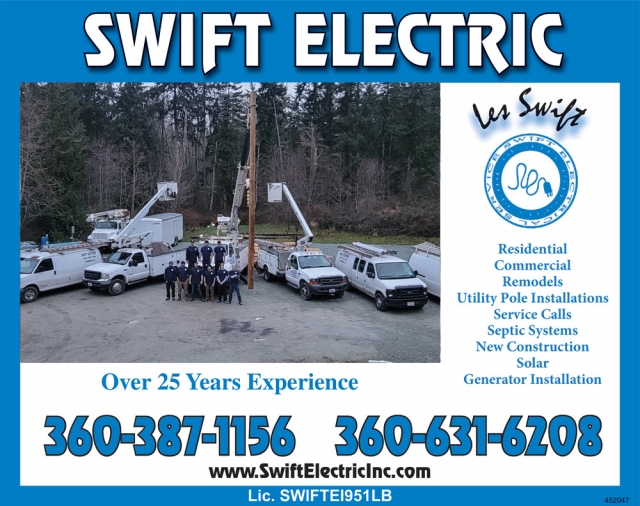 Over 25 Years Experience  , Les Swifts