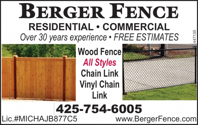 All Styles, Berger Fence