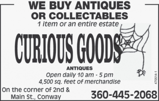 We Buy Antiques or Collectables, Curious Goods