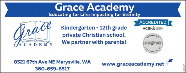 Educating for Life, Impacting for Eternity, Grace Academy