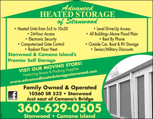 Visit Our Moving Store!, Advanced Heated Storage of Stanwood