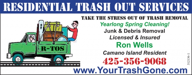 Trash Removal, Residential Trash Out Services