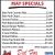 May Specials