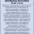 Marriage Records