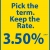 Pick the Term. Keep the Rate.