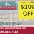 $100 OFF