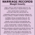 Marriage Records