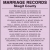 MARRIAGE RECORDS