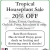 Tropical Houseplant Sale 20% Off