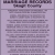 Marriage Records 